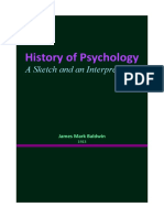 History of Psychology: A Sketch and an Interpretation