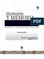 Historia, memoria y víctimas del conflicto