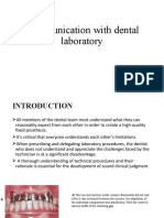 Communication With Dental Laboratory