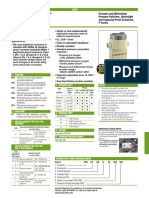 Pressure and Differential Pressure Switches, Watertight and Explosion-Proof Enclosure, P-Series