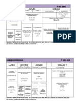 Horarios Cursada Comunicacion Social 2018 Final