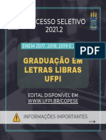 Processo Seletivo Libras 2021.2