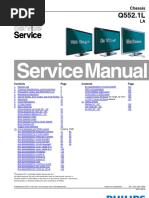 PHILIPS+Chassis+Q552 1L+LA+Service+Manual