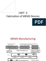 Unit-3-Fabrication of MEMS Devices