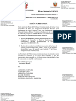 Sentencia que declara inconstitucional cuarta legislatura del anterior Congreso