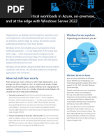 Run Business Critical Workloads in Azure, On-Premises, and at The Edge With Windows Server 2022