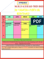 Planificador Semanal Del 19 Al 23 de Julio