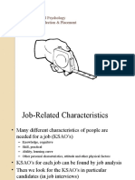 Industrial and Organizational Psychology Assessment Methods For Selection & Placement