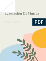 Evaluación de Musica