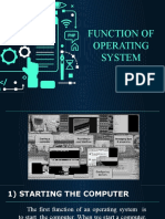 Function of Operating System
