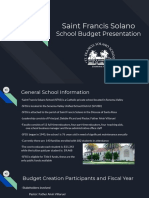 558-Assignment 1 Saint Francis Solano School Site Budget