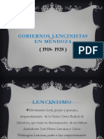 Gobiernos Lencinistas en Mendoza