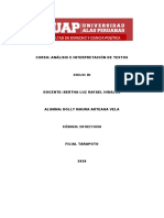 Elementos de La Estructura Textual Interpretacion de Texto Trabajo 1