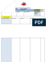 Planificación Primer Ciclo y Segundo Ciclo Nivel Primario