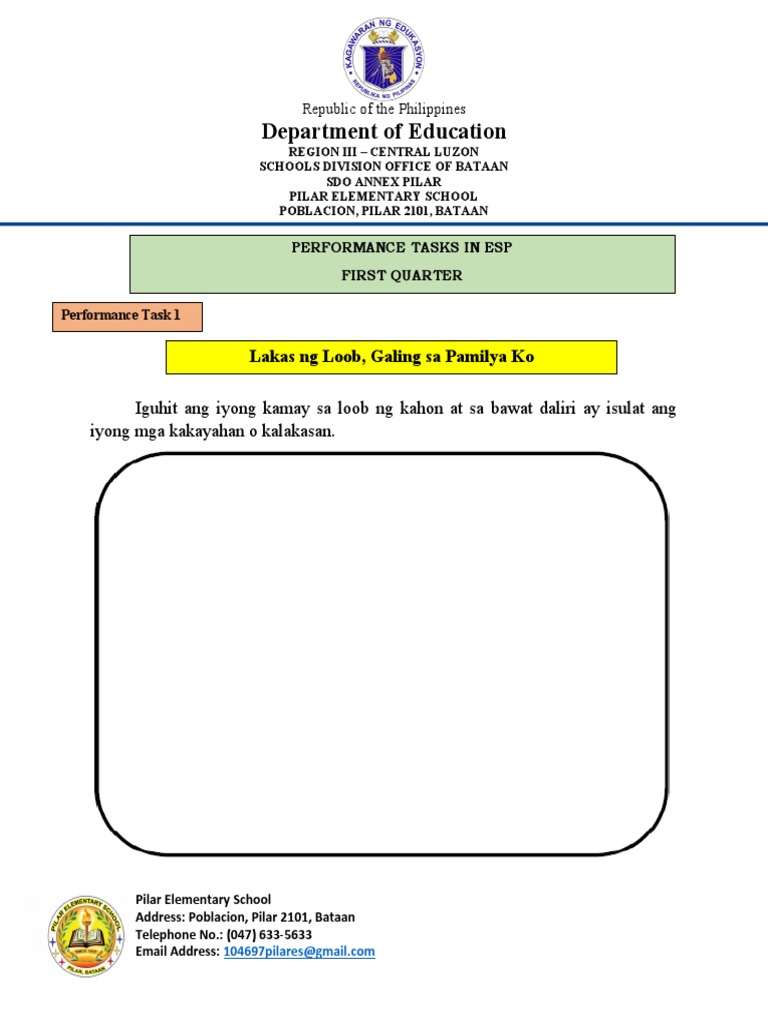 ESP 4-Perfromance-Task | PDF