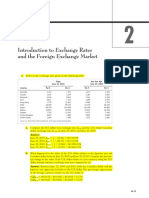 Introduction To Exchange Rates and The Foreign Exchange Market