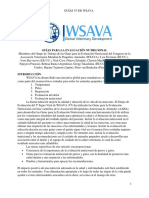 Global Nutritional Assesment Guidelines Spanish