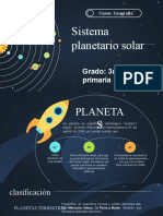 Tema 3 NSC Geografía, Tema Planetas Interiores, 3ro de Primaria