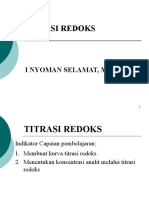 Titrasi - Redoks