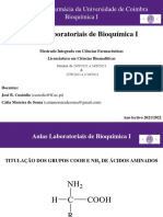 Determinação do pI de ácidos aminados