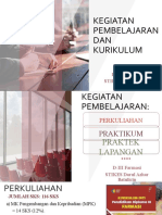 Kegiatan Pembelajaran Dan Kurikulum