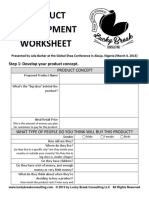 Product Development Worksheet