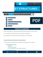 Market Structures: Perfect Competition