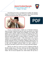 3rd Indonesia President Biography