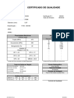 Certificado de Qualidade 235-02