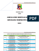 Jadual Guru Bertugas Harian SOP PPN FASA 4 2021