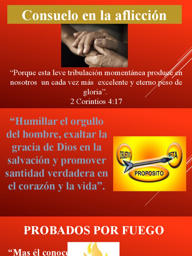 Consuelo en la Aflicción Bíblica | PDF | Libro de trabajo | Dios