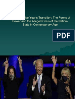 A Twenty-Five Year's Transition: The Forms of Power and The Alleged Crisis of The Nation-State in Contemporary Age