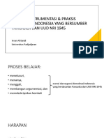Hakikat, Instrumentasi, Dan Praksis Demokrasi Indonesia Berlandaskan Pancasila Dan UUD NRI 1945 Edit
