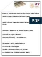 Módulo 14. Internacionalización Del Derecho en Su Ámbito Público