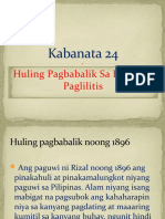 Kabanata 24 Buhay Ni Jose Rizal