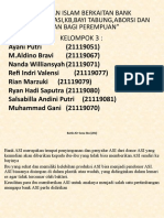 Kelompok 3:: "Tinjauan Islam Berkaitan Bank Sperma, Bank Asi, KB, Bayi Tabung, Aborsi Dan Khitan Bagi Perempuan"