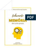 Fichamento - Memória de Curto Prazo (Eysenck)