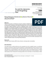 Streaming Media and The Dynamics of Remembering and Forgetting The Chernobyl Case Renira Rampazzo Gambarato, Johannes Heuman and Ylva Lindberg