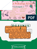 Kelompok 2 Asesmen Psikologi Klinis