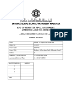 International Islamic University Malaysia End-Of-Semester Final Assessment SEMESTER 1, 2020/2021 SESSION