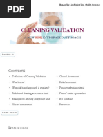 Cleaning Validation