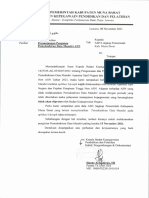 Surat Perpanjangan Pengisian PDM