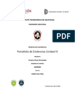 Portafolio de Evidencias Unidad IV