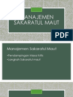 Manajemen Sakaratul Maut