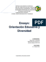 Orientación educativa y diversidad: proceso, objetivos y características