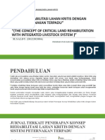 Konsep Rehabilitasi Lahan Kritis Dengan Peternakan Terpadu (M.Saldy I012202006)