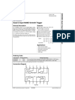 CD4093BC Quad 2-Input NAND Schmitt Trigger: General Description Features