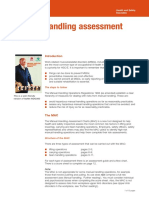 HSE - Manual Handling Asessment Chart