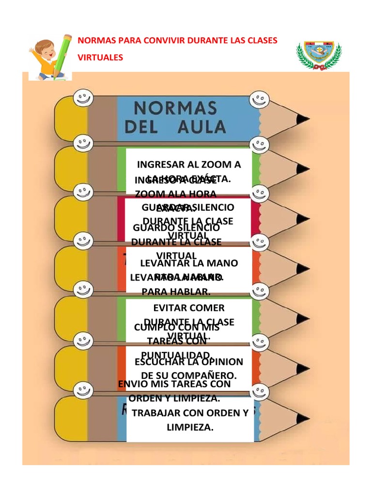Normas De Convivencia En El Aula Normas De Convivencia En