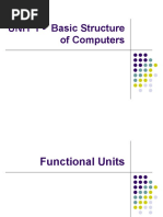 UNIT 1 - Basic Structure of Computers